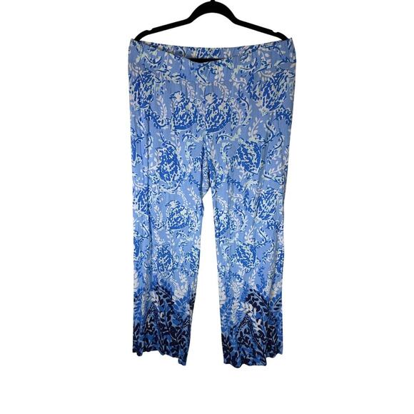 Lilly Pulitzer Bal Harbor palazzo pants size L - Picture 1 of 4
